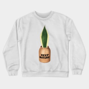 Keep Breathing Keep Nature Crewneck Sweatshirt